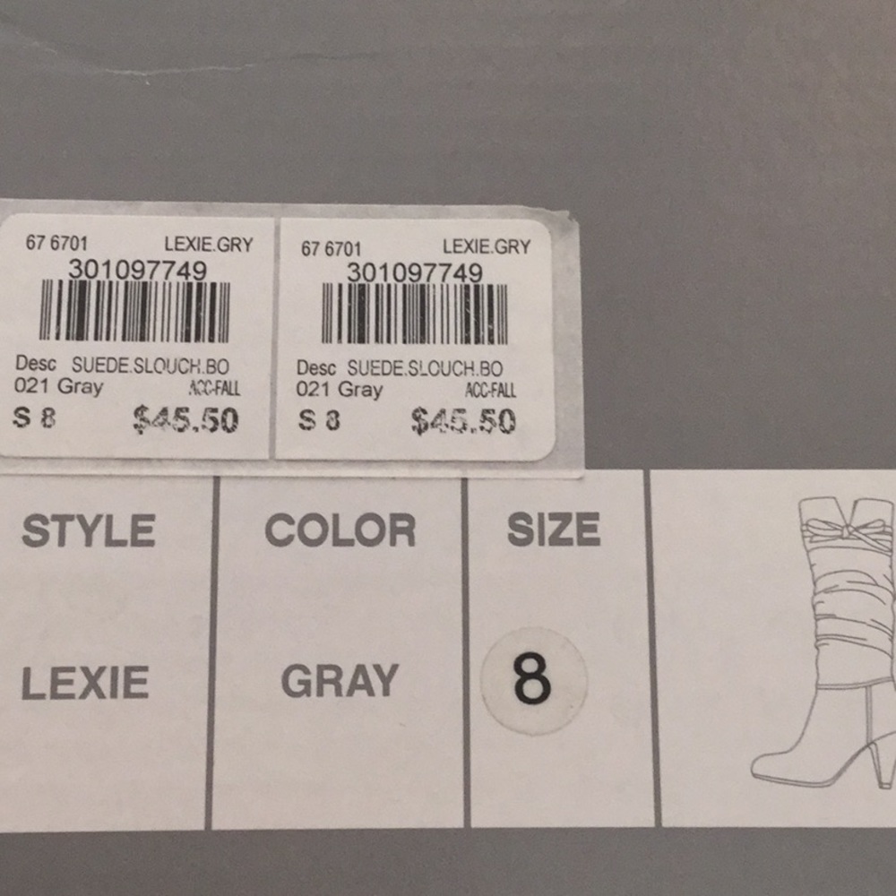 Gray Suede Boots - image 6